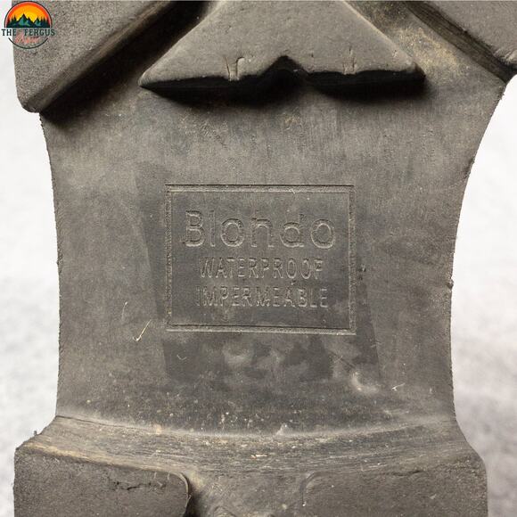 Blondo Dagger Riding Boots Black Suede Waterproof Block Heels Women's Size 7M - Picture 10 of 12